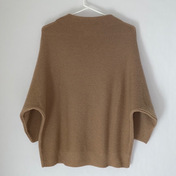 The Reset R Label Funnel Neck Sweater in Toffee - Picture 7 of 10